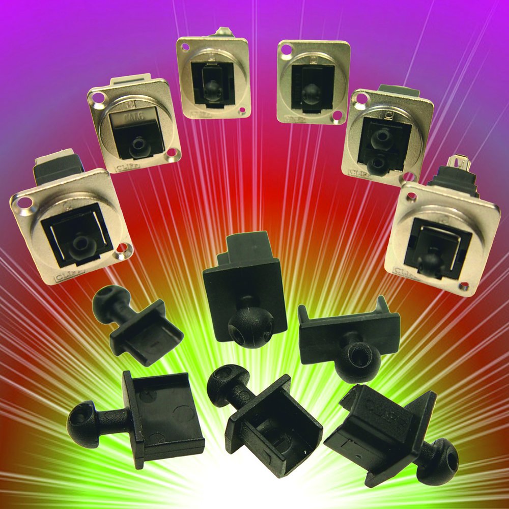 Dust covers now available for Cliff Electronics FeedThrough and XLR Format Connectors